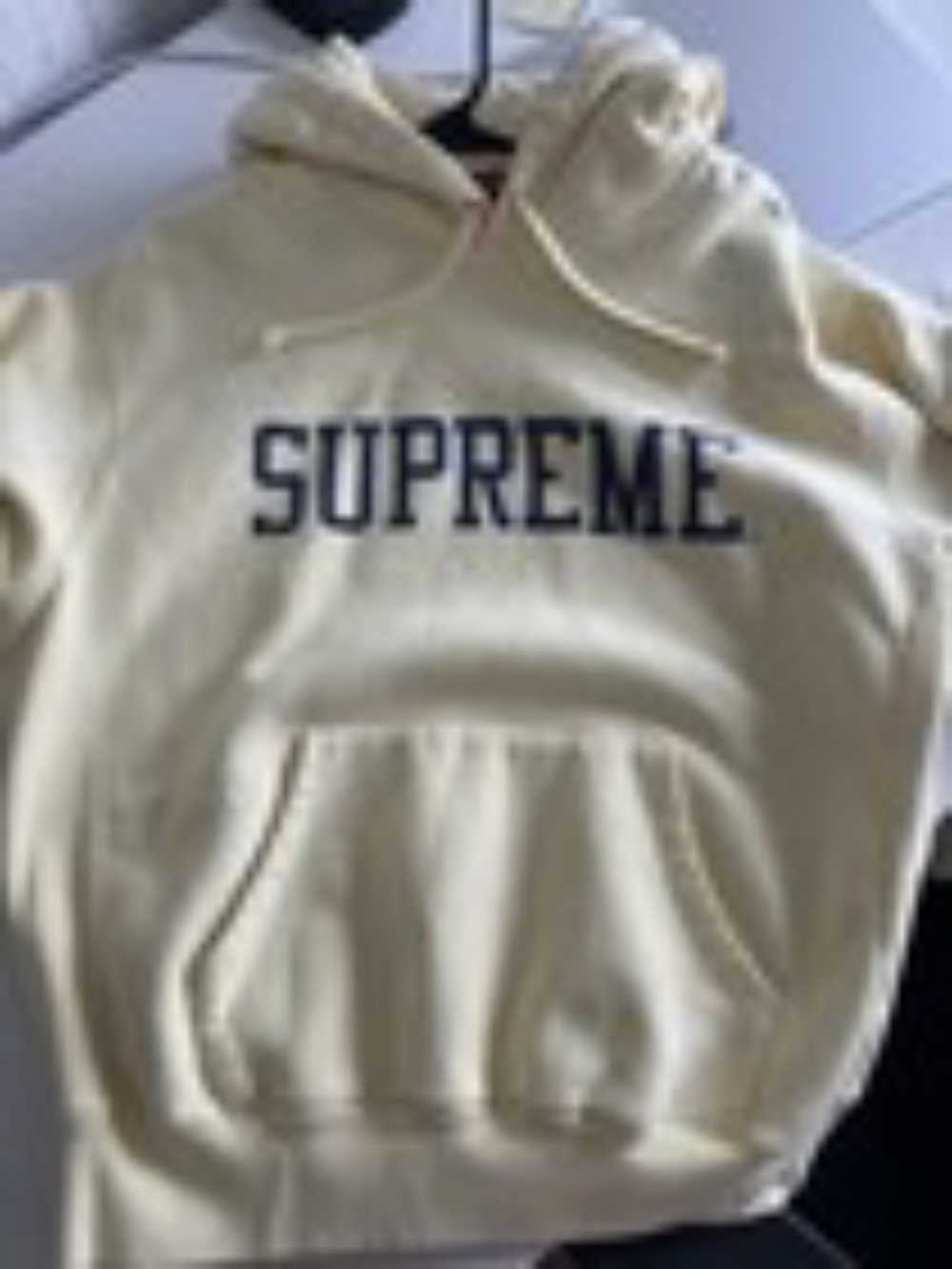 Supreme Sideline Hoodie Yellow/ Size S